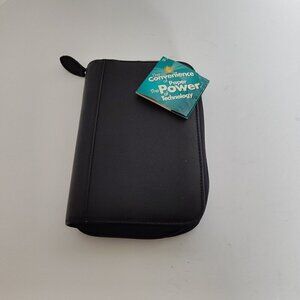 Day-Timer Black Genuine Leather Planner